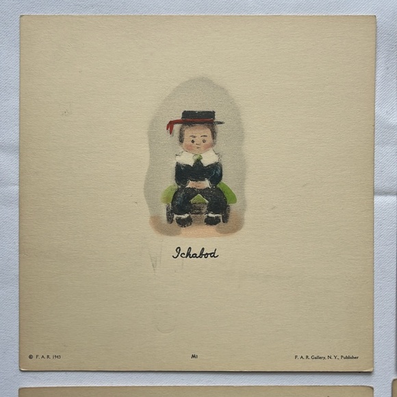 Marianna Foster Curtiss / Victorian Children/
6 Vintage Prints / 6 x 6 / 5 - Picture 6 of 6